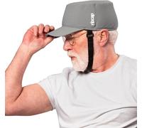 Ribcap Bowie Protective Cap with Strecth Fabric Technology | Grey | Large | Soft Cap for Epilepsy & Seizures | Fashionable Medical Helmet