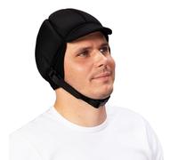 Ribcap Fox Medical Helmet | Black | Small (53-55 cm) | Protective Medical Hat for Adults | Padded Cap for Elderly Falls | Epilepsy Seizure Helmet | Fashionable & No Stigma