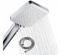 Ribech Shower Head [Test Winner], XXL Manual, Water-Saving and High Pressure, 6 Spray Modes (No Hose)