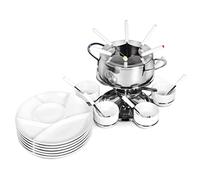 Ribelli 28 Piece Stainless Steel Fondue Set for 6 People