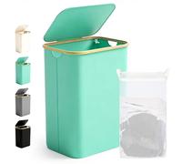 Ribelli Laundry Basket, 85 Litres, Foldable Laundry Hamper with Lid and Removable Laundry Bag, Narrow Laundry Bin for Laundry Room, Bathroom, Bedroom, Green