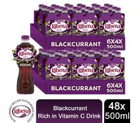 Ribena Blackcurrant Fat-Free Rich in Vitamin C Juice Drink 48x500ml