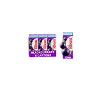 Ribena Blackcurrant Juice Drink 250ml - No Added Sugar - Multipack of 6 | Real Fruit | Rich In Vitamin C | No Artificial Colours or flavours | Fruity
