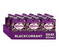 Ribena Blackcurrant Juice Drink Fat-Free Rich in Vitamin C, 24x500ml