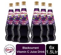 Ribena Blackcurrant Squash Concentrate Vitamin C Juice Drink 6x1.5L