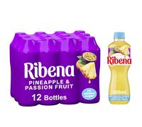 Ribena Pineapple & Passion Fruit Juice Drink (12 x 500ml) No Added Sugar