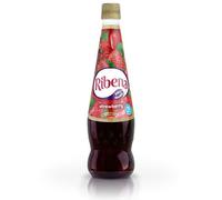 Ribena Strawberry Concentrate Cordial - 12 Bottles x 850ml - Contains Real Fruit Juice - No Artificial Colours or Flavourings - Dilute with Water - Made with British Strawberries