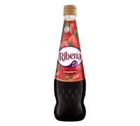 Ribena Strawberry Squash No Added Sugar 850ml - Real Fruit | Rich in Vitamin C | No Artificial Colours or Flavours | 100% Recycled Plastic Bottle
