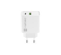 RIBERA NETWORK CHARGER 1X USB-A + 1X USB-C 20W WHITE NUC-2061