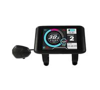Ribinuod TFT-UKC1 Electric Bike LCD Display Colorful Screen for UART2 Protocol Controller Compatible with 24V-72V Ebike Waterproof Plug