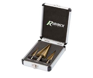 Ribitech 06101 Set of 3 Step Drill Bits