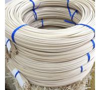 RIBLOR 8mm Natural Rattan Basket Weaving Cane, 250g Round Rattan Wicker Webbing Repairing Material Roll, Rattan Reed Repair Sheet for DIY Chair Furniture Repair, Party Home Garden Decor(4mm=25m)