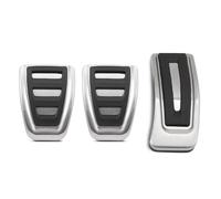 RIBONI Footrest Pedal Plate Cover For SEAT For Leon Mk3 2012 2013 2014 2015 2016 2017 2018 2019 2020 Car Pedals Accelerator Brake Pedal Car Accessories(Color:3 pc)