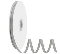 Ribreeze 1/4 inch Silver Grosgrain Ribbon 50 Yards for Gift Wrapping Weddings DIY Floral Decor Sewing & More