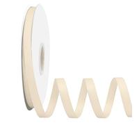 Ribreeze 3/8 inch Cream Grosgrain Ribbon 50 Yards for Gift Wrapping Weddings DIY Floral Decor Sewing & More