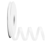 Ribreeze 3/8 inch White Grosgrain Ribbon 50 Yards for Gift Wrapping Weddings DIY Floral Decor Sewing & More