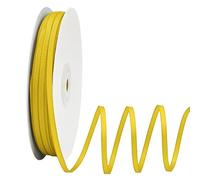 Ribreeze 3mm Yellow Grosgrain Ribbon 91 Metres for Gift Wrapping Weddings DIY Floral Decor Sewing & More