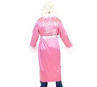 RIC Flair Nature Boy Costume Robe and Wig (Pink)