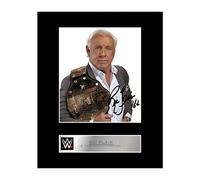 RIC Flair Signed Mounted Photo Display World Champion #3