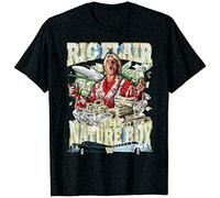 RIC Flair The Nature Boy Reprint Black Men T-Shirt L