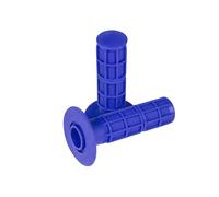 Ricambino Motorcycle Handlebar Grips 1 Pair Universal Rubber Handlebar Anti-Slip Grips Color - Blue