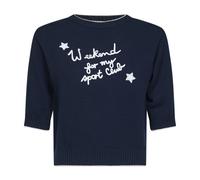 Ricamo Weekend Jumper - female - Weekend Max Mara - Round-neck Knitwear - Blue - M - Knitwear M