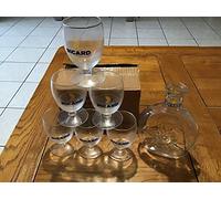 RICARD by Set of 6 Balloon Glasses 17 cl and Decanter RICARD