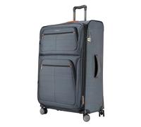 Ricardo Beverly Hills Montecito 2.0 Softside Expandable Luggage with Dual Spinning Wheels, Water-Resistant Polyester, Comfort Grip for Easy Packing and Moving, Men and Women, Grey, 26" Spinner