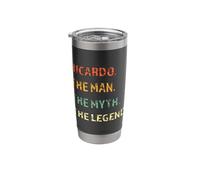 Ricardo The Man The Myth The Legend Personalized Name Stainless Steel Insulated Tumbler