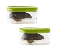 Ricardonty 2 Pack Avocado Storage, Avocado Keeper, Avocado Saver Holder, Avocado Container to Keep Your Avocados Fresh for Days