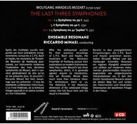 RICCARDO MINASI / ENSEMBLE RESONANZ - MOZART: SYMPHONIES NOS. 39. 40 & 41 JUPITE