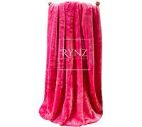 Mink Faux Fur Throw 8 Colours, Large & Xtra Large 2-3 Seater Sofa/Bed Blanket (Extra Large (200x240cm), Pink)