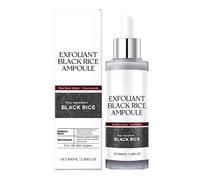 Rice Ampoule,2025 New Black And White Rice Exfoliant, Upgrade Peel Shot Glow Rice Ampoule Duo,Moisturizing Niacinamide Ampoule for Daily Skincare (100ml, Black)