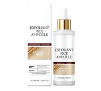Rice Ampoule,2025 New Black And White Rice Exfoliant, Upgrade Peel Shot Glow Rice Ampoule Duo,Moisturizing Niacinamide Ampoule for Daily Skincare (100ml, White)
