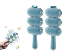 Rice Ball Maker, Cute Rice Ball Mold, Box Rice Mold, Non-Stick Rice Ball Maker Mould, Three Consecutive Rice Baller Shaker, Sushi Roller Making Kit Non Stick Rice Ball Mould Kitchen Tools