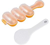 Rice Ball Maker for Shaping Rice Balls | Sushi Maker Set | The Perfect Sushi Accessory | Rice Ball Mould Made of Food-Grade Polypropylene | Includes Rice Spoon | Cooking and Dining