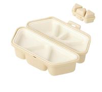 Rice Ball Maker Mold - Japanese Foldable Food Containers with 6 Cavities, 10℃-120℃ Sushi Shaper | Non-stick Box Lunch Tool For