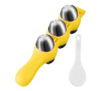 Rice Ball Maker Shake - Non-Stick Sushi Rice Ball Press, Stainless Steel Baller | Sticky Molds Large Mold, Molding Kit with Paddle for Home Sushi Making, Sturdy and Safe