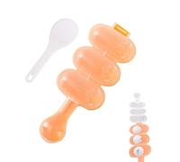 Rice Ball Making Mold | Maker Reusable Onigiri Shaker Rice Ball Shake Mold Safe Kitchen Gadget | Onigiri Mold Harmless DIY Accessories for Kitchens Dorms Dining Rooms Schools Canteens Zorq