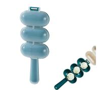 Rice Baller, Rice Ball Mould Sushi Maker Rice Baller, Non-Stick Sushi Tool, 3-Cavity Shake Molds, Kitchen Gadget for Children Home Kitchen to Lunch Meatballs