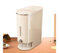 Rice Box Container,Dustproof Flour Bin Bucket With Sealed Lid | Multi-purpose Food Storage Box, Button Pressing Type Home Kitchen Supplies For Mung Beans