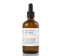RICE BRAN OIL - 100ml Pure & Natural Oil For Hair, Face, Nails, Aromatherapy, Massage and Oil Dilution Vegan GMO Free