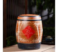 Rice Bucket Ceramic Rice Container Ceramic Rice Jar With Lid Rice Dispenser Grain Rice Storage Ceramic Container Rice Dispenser Airtight Storage Bucket For Snacks Candy Coffee Be