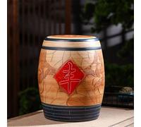 Rice Bucket Ceramic Rice Container Ceramic Rice Jar With Lid Rice Dispenser Grain Rice Storage Ceramic Container Rice Dispenser Airtight Storage Bucket For Snacks Candy Coffee Be