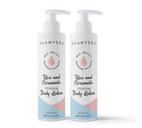 Rice & Ceramide Glass Skin Body Lotion Moisturizer 200ml Pack of 2 | 24Hr Hydrating Deep Nourishment Moisture for Dry Skin | Non Greasy, Lightweight | For Glowing, Soft, Radiant & Repair Skin Barrier