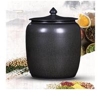 Rice Container Ceramic Rice Jar Rice Container Household Rice Bucket Storage Jar with Lid Grain Dispenser Airtight and Fresh Kitchen Rice Bucket