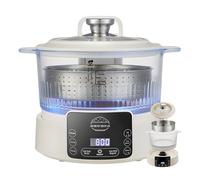 Rice Cooker 3L, Smart Cooking Technology, 12-Hour Timer, 10 Power Settings, Low Sugar Cooking, One-Touch Cleaning, Easy Maintenance