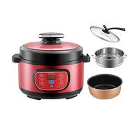 Rice Cooker (4L) Household Multifunctional Frying Pan/Wok/Soup Pot, 24H Appointment and Keeping Warm, for 2-5 People (Co
