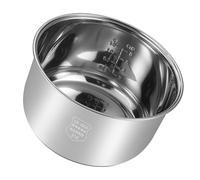 Rice Cooker Inner Pot Replacement, 316 Stainless Steel - Multi-Cooker Compatible, Non-Stick, with Measurement Lines for Precise Cooking,3L