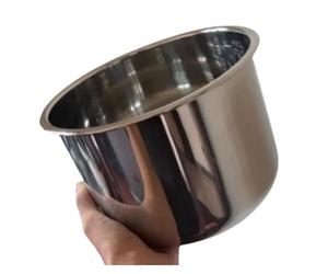 Rice Cooker Inner Pot Replacement, Compatible For Hamilton Beach 37541, Rice Cooker's 304 Stainless Steel Inner Pot